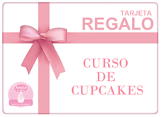 tarjeta regalo curso cupcakes