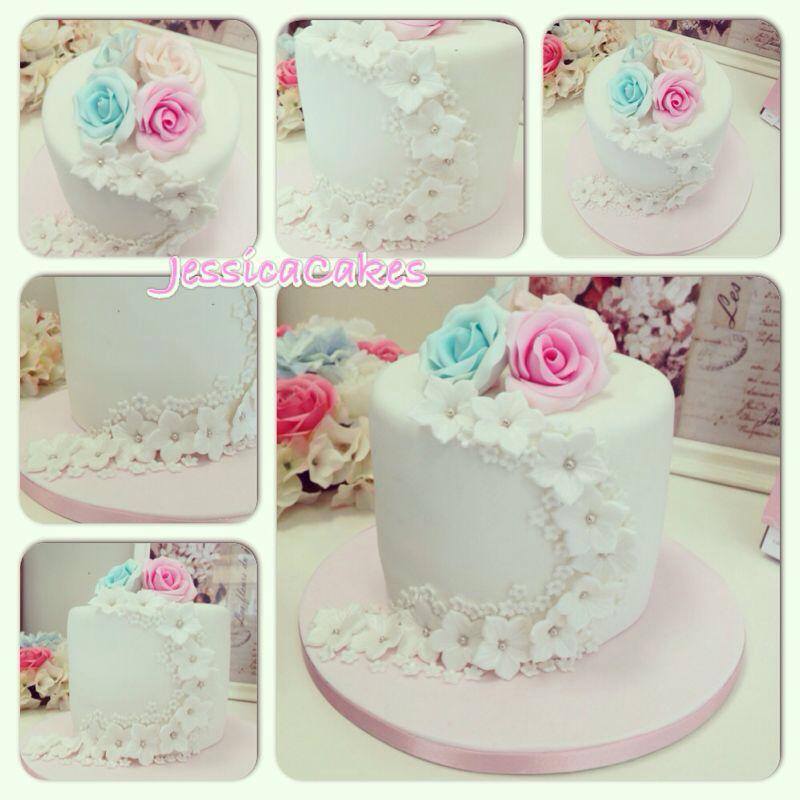 tartas de comunión con fondant Madrid